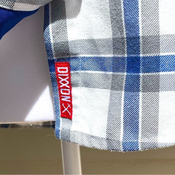 DIXXON Women’s ADAM’S POLISHES RINSER Plaid Flannel Shirt Limited Edition Size S - Picture 7 of 13